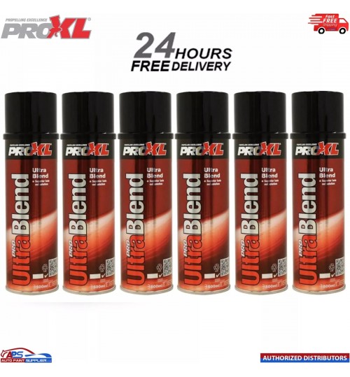6x PROXL ULTRA BLEND OUT SOLUTION FADE OUT THINNERS AEROSOL RATTLE CAN 500ml